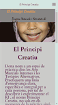 Mobile Screenshot of elprincipicreatiu.com