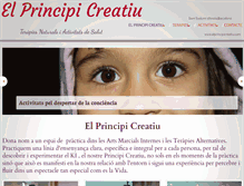 Tablet Screenshot of elprincipicreatiu.com